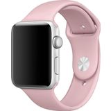 Microsonic Apple Watch Series 2 42 mm Pembe Silikon Kordon Kılıf