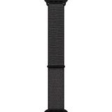 Microsonic Apple Watch Series 3 38 mm Flash Hasırlı Woven Sport Loop Black Kordon