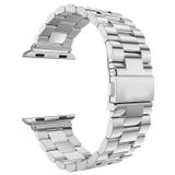 Microsonic Apple Watch Series 3 42 mm Gümüş Metal Stainless Steel Kordon