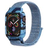 Microsonic Apple Watch Series 4 40 mm Camouflage Armor Pro Mavi Kordon