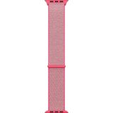 Microsonic Apple Watch Series 4 44mm Hasırlı Kordon Woven Sport Loop Hot Pink