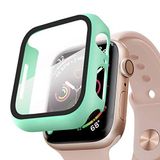Microsonic Apple Watch Series 4 44mm Kılıf Matte Premium Slim WatchBand Mint Yeşili