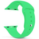 Microsonic Apple Watch Series 4 Uyumlu 40 mm Silikon Yeşil Kordon