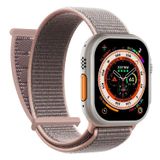 Microsonic Apple Watch Series 5 40 mm Hasırlı Woven Rose Gold Uyumlu Kordon