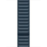 Microsonic Apple Watch Series 5 40 mm Lacivert Leather Link Band Kordon
