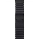 Microsonic Apple Watch Series 5 40 mm Link Bracelet Band Siyah Kordon
