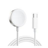 Microsonic Apple Watch Series 5 44mm Masaüstü Manyetik Hızlı Şarj Aygıtı - Type-C Kablosu Beyaz