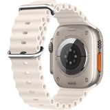 Microsonic Apple Watch Series 6 40 mm Bej Ocean Band Kordon