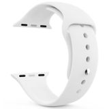 Microsonic Apple Watch Series 6 40 mm Beyaz Silikon Kordon