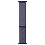 Microsonic Apple Watch Series 6 40 mm Woven Sport Loop Lacivert Hasırlı Kordon