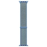 Microsonic Apple Watch Series 6 40 mm Woven Sport Loop Mavi Hasırlı Kordon