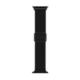 Microsonic Apple Watch Series 7 41 mm Milan İlmik Siyah Uyumlu Kordon