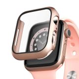 Microsonic Apple Watch Series 7 45mm için Kılıf Matte Premium Slim WatchBand Rose Gold [Watch Series 7 45mm ile Uyumlu Kılıf - Rose Gold]