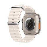 Microsonic Apple Watch Series 7 Ocean Band Bej 41 mm Kordon