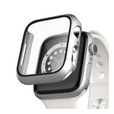Microsonic Apple Watch Series 8 41 mm Gümüş Matte Premium Slim Watch Band Kılıf