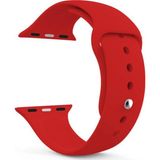 Microsonic Apple Watch Series 8 45 mm Kırmızı Silikon Kordon