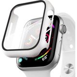 Microsonic Apple Watch Series 8 45 mm Matte Premium Slim Watch Band Beyaz Kılıf