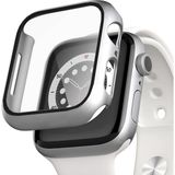 Microsonic Apple Watch Series 8 45 mm Matte Premium Slim Watch Band Gümüş Kılıf
