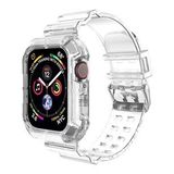 Microsonic Apple Watch Series 8 Transparent Clear Band Şeffaf 41 mm Kordon