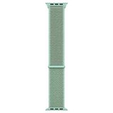 Microsonic Apple Watch Series 9 41 mm Hasırlı Yeşil Woven Sport Loop Kordon