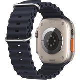 Microsonic Apple Watch Series 9 Ocean Band Lacivert 41 mm Kordon