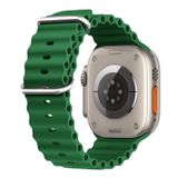 Microsonic Apple Watch Series 9 Ocean Band Yeşil 41 mm Kordon