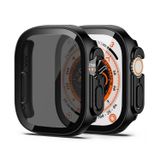Microsonic Apple Watch Ultra 2 Kılıf Privacy Gizlilik Filtreli WatchBand Siyah [Watch Ultra 2 ile Uyumlu Kordon - Siyah]