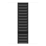 Microsonic Apple Watch Ultra 2 Leather Link Band Siyah Kordon