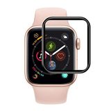 Microsonic Apple Watch Ultra Tam Kaplayan Temperli Cam Ekran Koruyucu Siyah [Watch Ultra ile Uyumlu Ekran Koruyucu - Siyah]