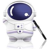 Microsonic Arpds 1. Nesil / 2. Nesil Kılıf Cartoon Figürlü Silikon Crtn-Fgr-Astrnt - Lacivert - Gri - AirPods 1 / 2