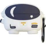 Microsonic Arpds Pro Kılıf Cartoon Figürlü Silikon Crtn-Fgr-Astrnt - Lacivert - Gri - AirPods Pro