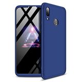Microsonic CS110-LCV Huawei Y7 Prime 2019 Double Dip 360 Protective Lacivert Kılıf
