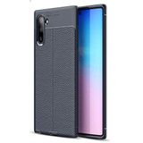 Microsonic CS110-LTHR-SFT-GLX-NOTE9-LCV Samsung Galaxy Note 9 Deri Dokulu Lacivert Silikon Kılıf