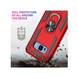 Microsonic CS220-KRZ Samsung Galaxy S8 Military Ring Holder Kırmızı Kılıf
