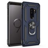 Microsonic CS220-LCV Samsung Galaxy S9 Plus Military Ring Holder Lacivert Kılıf