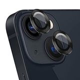 Microsonic Ekran Koruyucu Apple iPhone 15 Plus için Tekli Kamera Lens Koruma Camı Siyah [iPhone 15 Plus ile Uyumlu Ekran Koruyucu - Siyah]