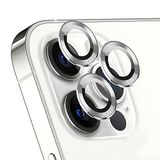 Microsonic Ekran Koruyucu Apple iPhone 15 Pro Max için Tekli Kamera Lens Koruma Camı Gümüş [iPhone 15 Pro Max ile Uyumlu Ekran Koruyucu - Gümüş]