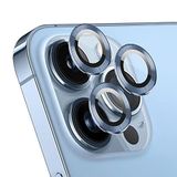 Microsonic Ekran Koruyucu Apple iPhone 15 Pro Max için Tekli Kamera Lens Koruma Camı Sierra Mavisi [iPhone 15 Pro Max ile Uyumlu Ekran Koruyucu - Sierra Mavisi]