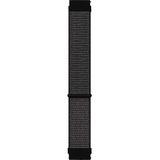 Microsonic Garmin Forerunner 55 Hasırlı Woven Sport Loop Siyah Kordon