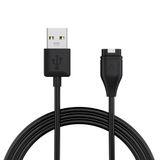 Microsonic Garmin Forerunner 55 için Manyetik USB Şarj Kablosu Siyah [Forerunner 55 ile Uyumlu Şarj Kablosu - Siyah]