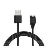 Microsonic Garmin Forerunner 55 Manyetik USB Şarj Kablosu Siyah