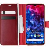 Microsonic General Mobile GM 20 Pro Delux Leather Wallet Kırmızı Cep Telefon Kılıfı