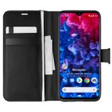Microsonic General Mobile GM 20 Pro için Kılıf Delux Leather Wallet Siyah [GM 20 Pro ile Uyumlu Kılıf - Siyah]