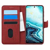 Microsonic General Mobile GM 21 Pro için Kılıf Fabric Book Wallet Kırmızı [GM 21 Pro ile Uyumlu Kılıf - Kırmızı]