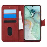 Microsonic General Mobile GM 22 Fabric Book Wallet Kırmızı Cep Telefon Kılıfı