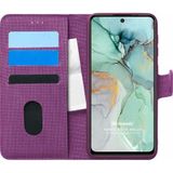 Microsonic General Mobile GM 22 Mor Fabric Book Wallet Cep Telefon Kılıfı