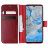 Microsonic General Mobile GM 22 Pro Delux Leather Wallet Kırmızı Cep Telefon Kılıfı