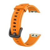 Microsonic Huawei Band 6 için Kordon Silicone Sport Band Turuncu [Band 6 ile Uyumlu Kordon - Turuncu]