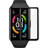 Microsonic Huawei Band 6 Tam Kaplayan Temperli Cam Full Ekran Koruyucu Siyah