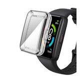 Microsonic Huawei Band 7 Kılıf 360 Full Round Soft Silicone Şeffaf Kardon